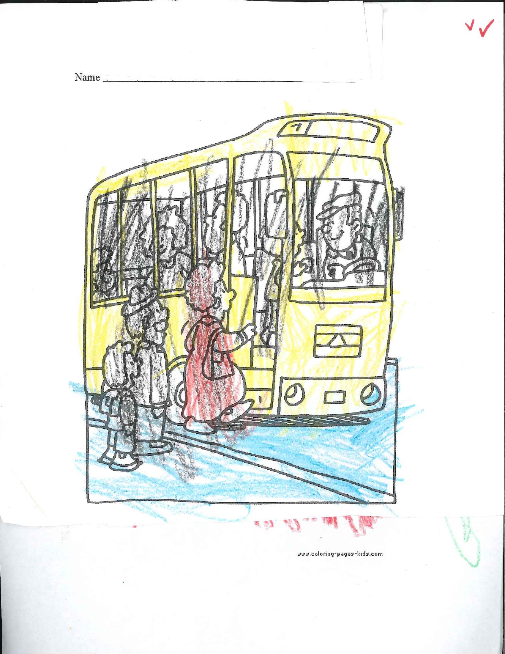 Coloring book page in yellow blue and black