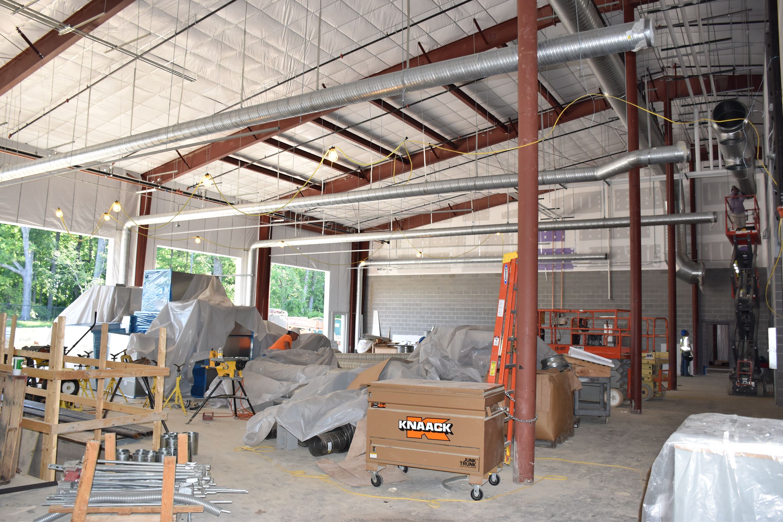 Construction of Coble Transportation Center