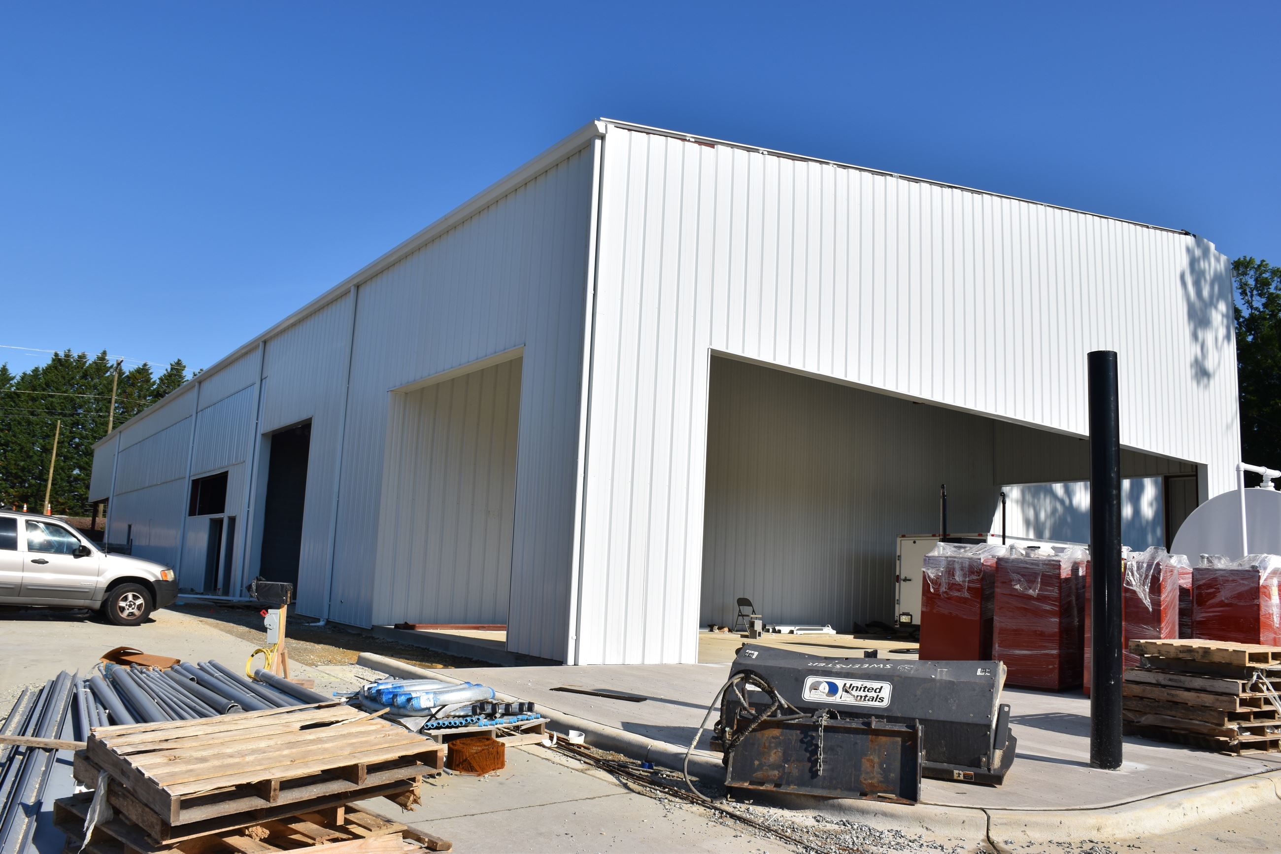 Construction of Coble Transportion Center 2